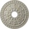 Ekena Millwork Warsaw Ceiling Medallion (Canopies up to 3 1/2"), 18"OD x 3 1/2"ID x 1 3/8"P, Pot of Cream Crackle CM18WAPCC - alternate 1